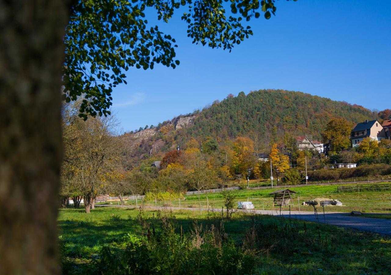 Hotel & Ferienwohnungen Bohlenblick Saalfeld Saale Luaran gambar